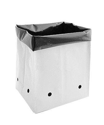 MACETA BOLSA SOPLADA CON DRENAJE LATERAL PRO 11L