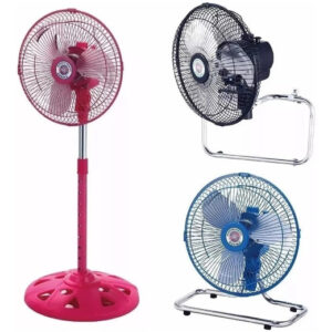 VENTILADOR OSCILANTE 3 VELOCIDADES SUZIKA 10" 3 en 1