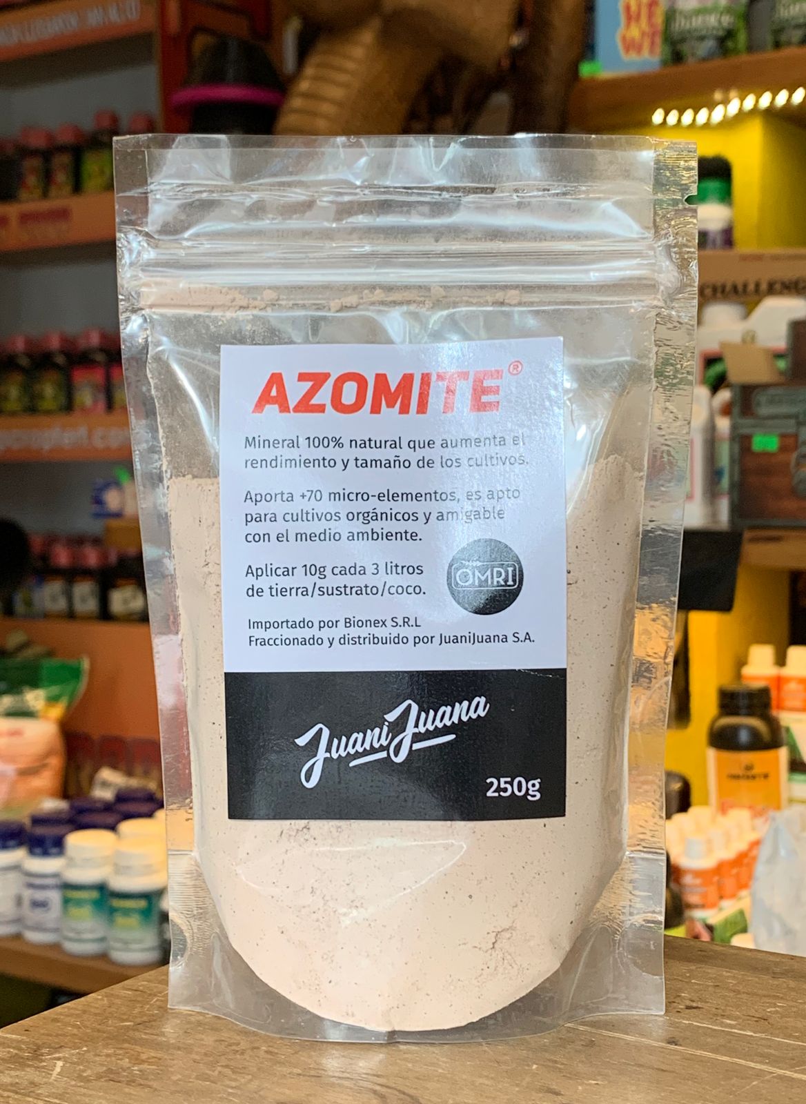 JUANIJUANA / AZOMITE remineralizador microelementos - 250 gr