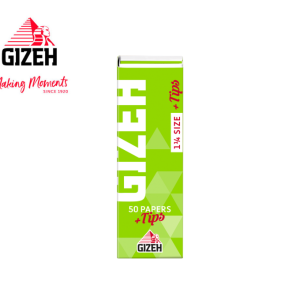 GIZEH / SUPER FINE 1 1/4 SIZE + TIPS FLITROS