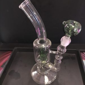 BONG VIDRIO (50CM AZUL TRANSPARENTE ) 1 PE