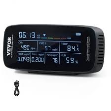 VEVOR / MONITOR DE CALIDAD DE AIRE 9 EN 1